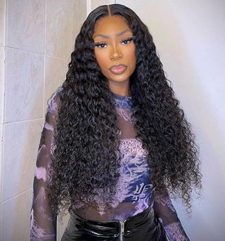 Nayla Long Human Hair Wigs Loose Deep Wave Wig Long Lace Wig 22 Inchs